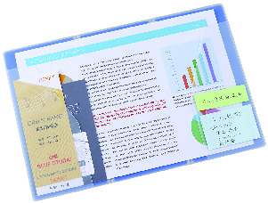 japanese stationery document folder 1/3 A4 format